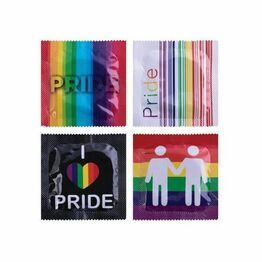 Pasante Gay Pride Condoms (144 Pack)