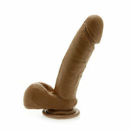Doc Johnson The Realistic Cock Caramel Dildo With Removable Vac U Lock 6 Inch