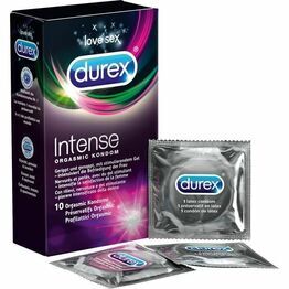 Durex Intense Ribbed & Dotted Condoms (Box of 10)