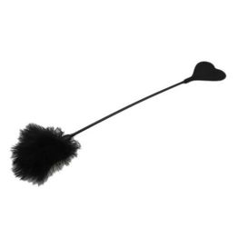 Bound to Please Silicone Heart Shaped Crop with Feather Tickler alternative