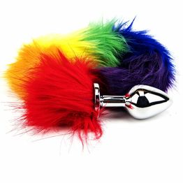 Furry Fantasy Rainbow Tail Butt Plug alternative