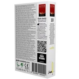 Glyde Ultra Vanilla Flavour Vegan Condoms 10 Pack alternative