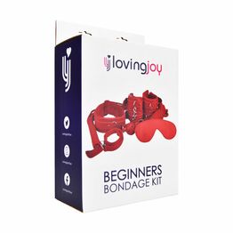 Loving Joy Beginner's Bondage Kit Red (8 Piece) alternative