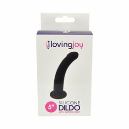 Loving Joy Curved 5 Inch Silicone Dildo with Suction Cup alternative