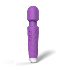 Loving Joy 20 Function Wand Vibrator Purple alternative