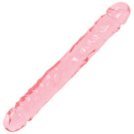 Doc Johnson Crystal Jellies 12 Inch Double Dong Pink