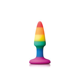 NS Novelties Pride Pleasure Plug Rainbow Mini