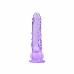 Loving Joy 8 Inch Dildo with Balls Purple alternative