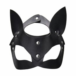 Bound to Play Kitty Cat Face Mask Black alternative
