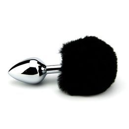 Furry Fantasy Black Bunny Tail Butt Plug alternative