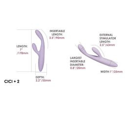 Svakom Cici+ 2 App Controlled Slim Rabbit Vibrator alternative