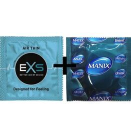 Mixed Condom Combo - EXS Air Thin + Mates/ Manix Original