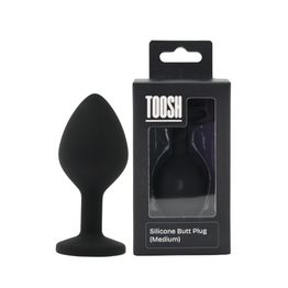 Toosh Black Silicone Butt Plug Medium alternative