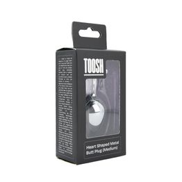 Toosh Heart Shaped Silver with Red Stone Medium alternative