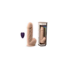 SilexD 8.5 inch Remote Controlled Vibrating Girthy Silicone Dildo alternative