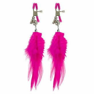 Pipedream Fetish Fantasy Series Cerise Fancy Feather Clamps