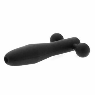 The Hallows Silicone CumThru Barbell Penis Plug