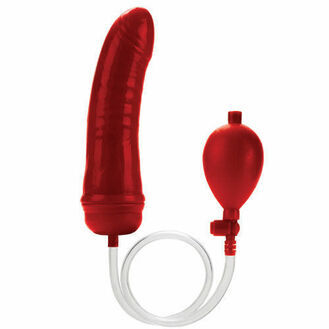Cal Exotics COLT Hefty Probe Inflatable Dildo Red 8 Inch