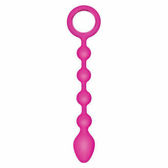 Cal Exotics Booty Call Climaxer Pink Anal Beads 10.25 Inch