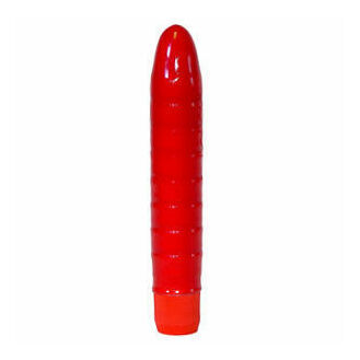 Soft Wave Red Vibrator 7.5 Inch