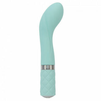 Pillow Talk Sassy GSpot Rechargeable Vibrator Teal 7.5 Inch