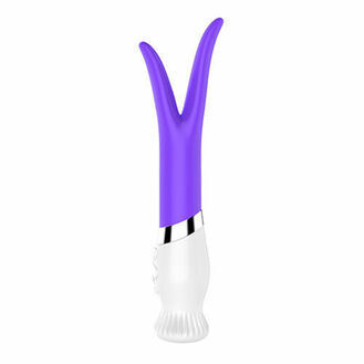 Gox Rechargeable iEGG Lilly Purple Clitoral Vibrator 10 Inch
