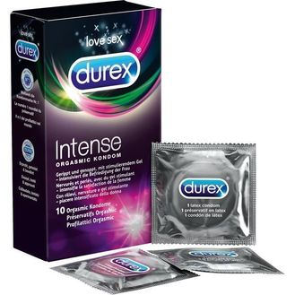 Durex Intense Ribbed &amp; Dotted Condoms (Box of 10)