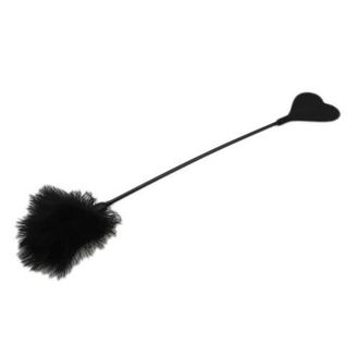 Bound to Please Silicone Heart Shaped Crop with Feather Tickler alternative