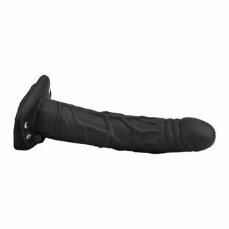 Loving Joy 9 Inch Hollow Strap On Black alternative
