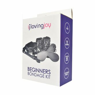 Loving Joy Beginner's Bondage Kit Black (8 Piece) alternative