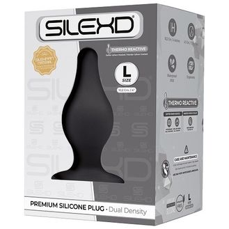 SilexD Dual Density Tapered Silicone Butt Plug Large alternative