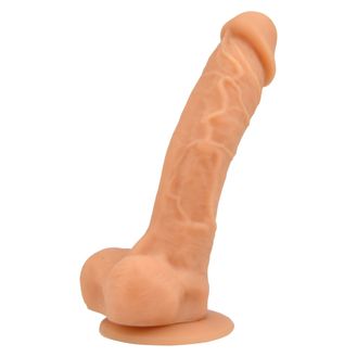 Loving Joy 9 Inch Realistic Silicone Dildo with Suction Cup and Balls Vanilla alternative