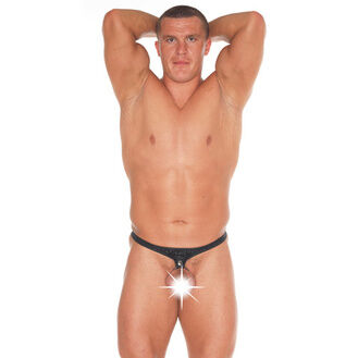 Rimba Leather Cock Ring Brief