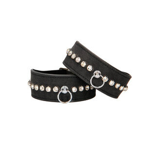 Shots Toys Ouch Diamond Studded Ankle Cuffs