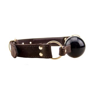 BOUND Nubuck Leather Solid Ball Gag alternative