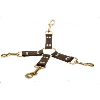 BOUND Nubuck Leather 4 Way Hog Tie alternative