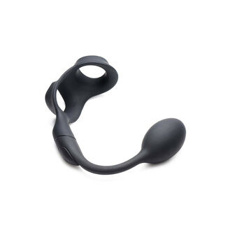 XR Brands XR Alpha Pro 10X P Bomb Cock and Ball Ring With Anal Plug