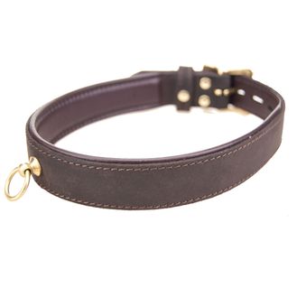 BOUND Nubuck Leather Choker with 'O' Ring alternative
