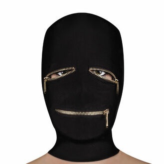 Shots Toys Ouch Extreme Zipper Mask With Eye And Mouth Zipper