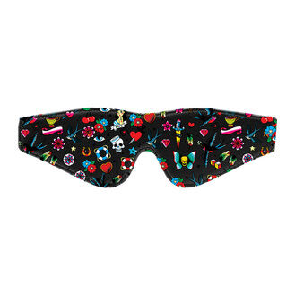 Shots Toys Ouch Old School Tattoo Printed Eye Mask