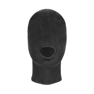 Shots Toys Ouch Velvet Mask With Mouth Opening