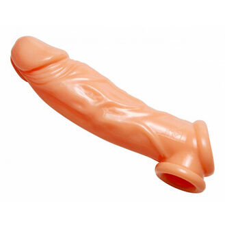 Size Matters Realistic Flesh Penis Enhancer and Ball Stretcher 8