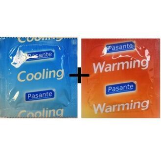 Mixed Condom Combo - Pasante Cooling + Pasante Warming
