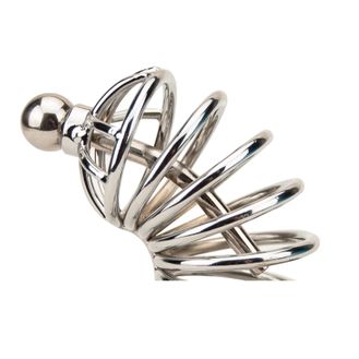 Impound Corkscrew Male Chastity Device with Penis Plug alternative