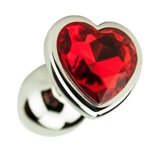 Precious Metals Heart Shaped Anal Plug alternative