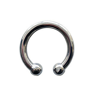 Rouge Garments Rouge Stainless Steel Horseshoe Cock Ring 30mm