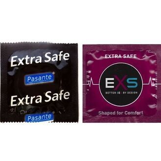 Mixed Condom Combo - Pasante Extra Safe + EXS Extra Safe