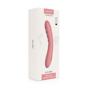Svakom Ava Neo Interactive Thrusting Vibrator Pink alternative