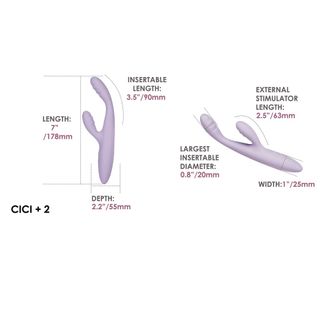Svakom Cici+ 2 App Controlled Slim Rabbit Vibrator alternative