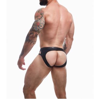 C4M Dungeon Black Leatherette Jockstrap alternative